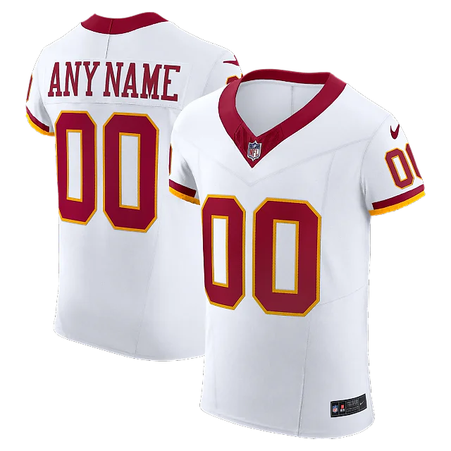 Zennovawear Washington Commanders Vapor FUSE. Elite Custom Jersey - White