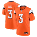 Zennovawear Wil Lutz Denver Broncos Team Game Jersey - Orange