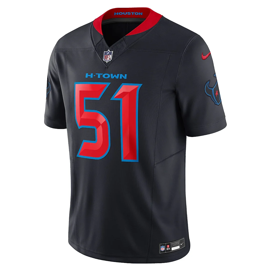 Zennovawear Will Anderson Jr. Houston Texans 2nd Alternate Vapor FUSE. Limited Jersey - Navy