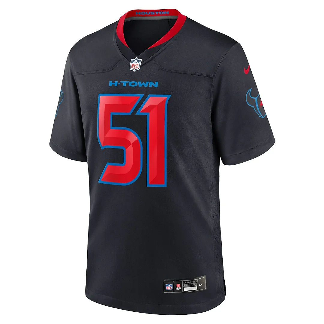 Zennovawear Will Anderson Jr. Houston Texans Alternate Game Jersey - Navy