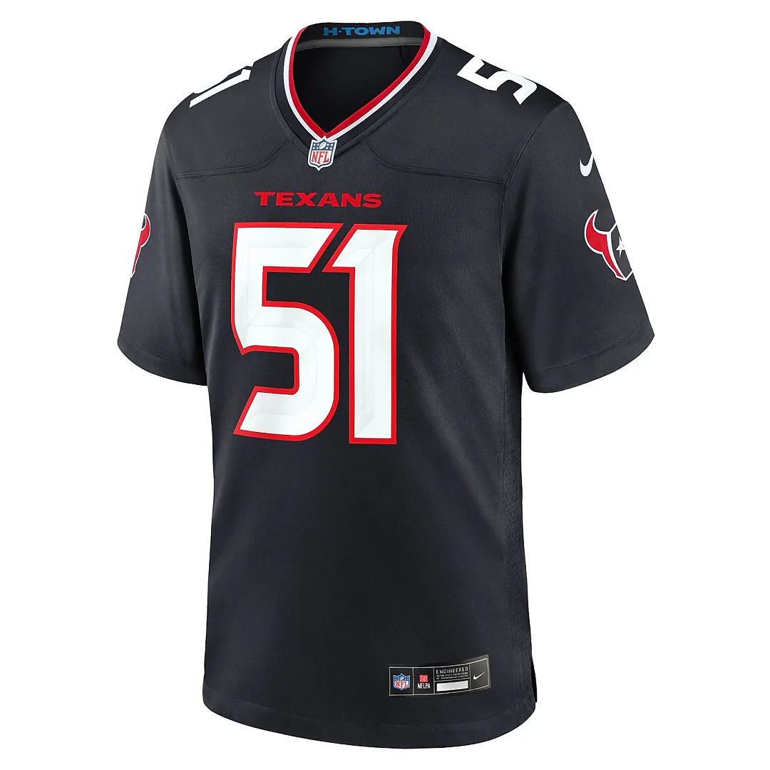Zennovawear Will Anderson Jr. Houston Texans Game Jersey - Navy