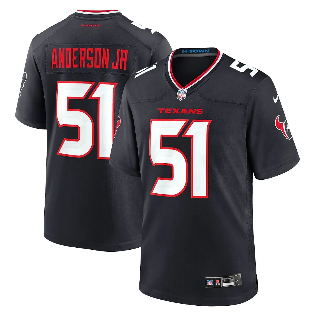 Zennovawear Will Anderson Jr. Houston Texans Game Jersey - Navy