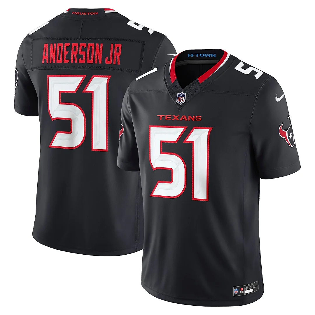 Zennovawear Will Anderson Jr. Houston Texans Team Vapor FUSE. Stitched Limited Jersey - Navy