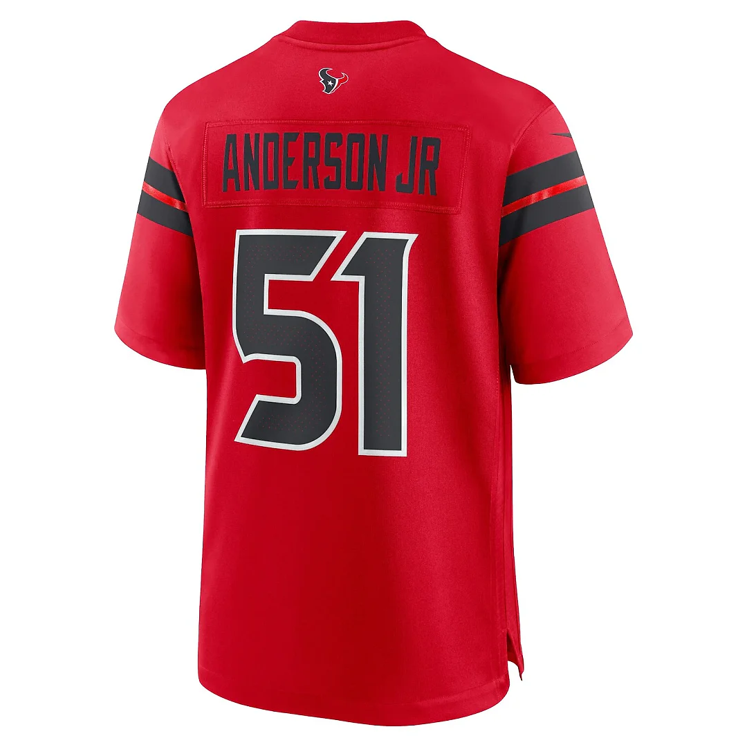Zennovawear Will Anderson Jr. Houston Texans Alternate Game Jersey - Red