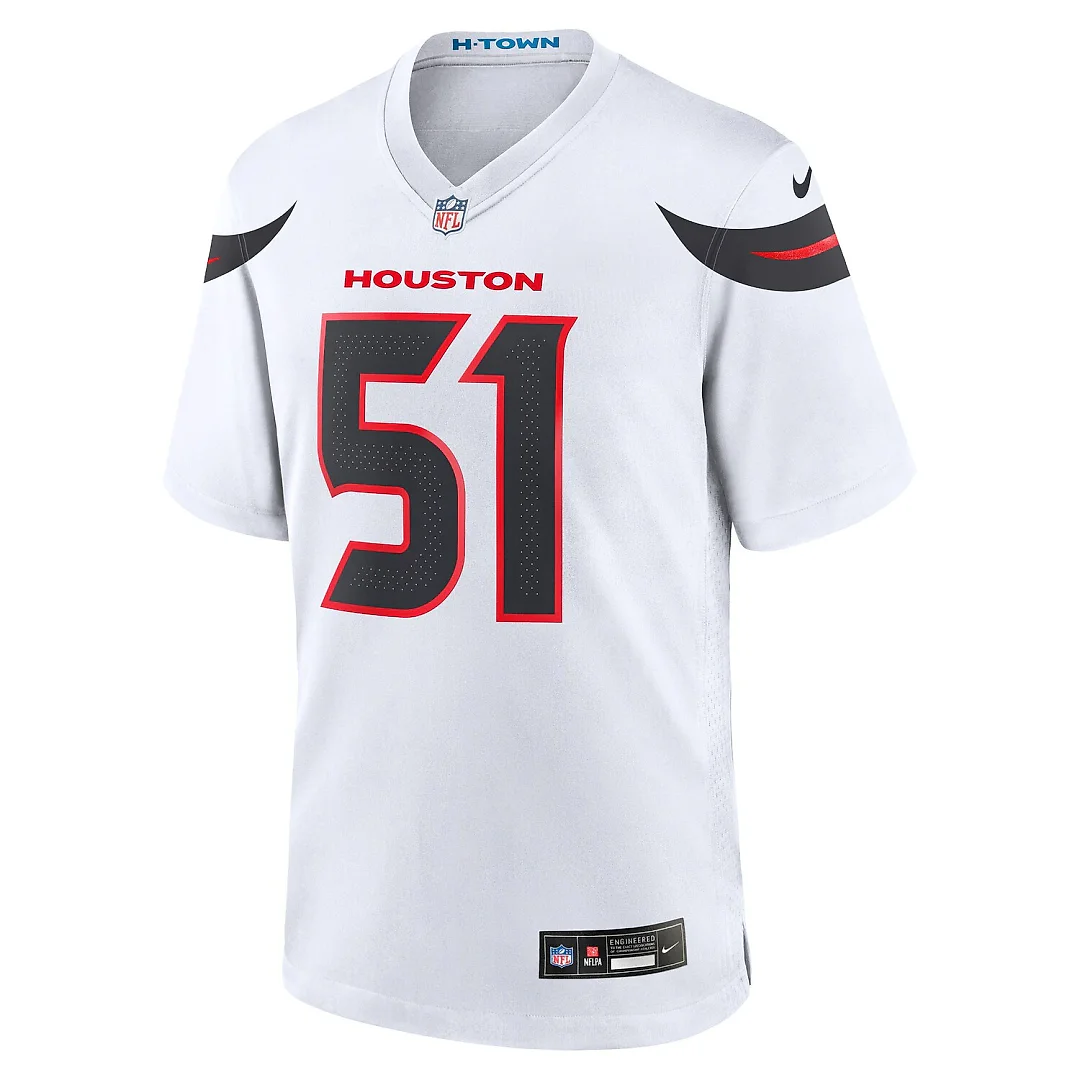 Zennovawear Will Anderson Jr. Houston Texans Game Jersey - White