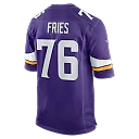 Zennovawear Will Fries Minnesota Vikings Team Game Jersey - Purple