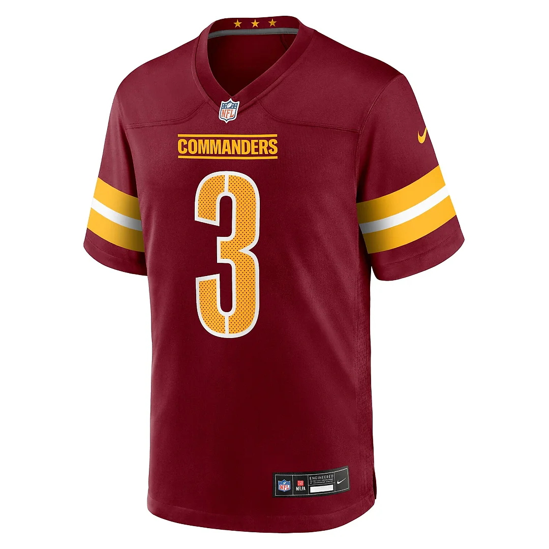 Zennovawear Will Harris Washington Commanders Team Game Jersey - Burgundy