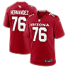 Zennovawear Will Hernandez Arizona Cardinals Team Game Jersey - Cardinal