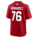 Zennovawear Will Hernandez Arizona Cardinals Team Game Jersey - Cardinal