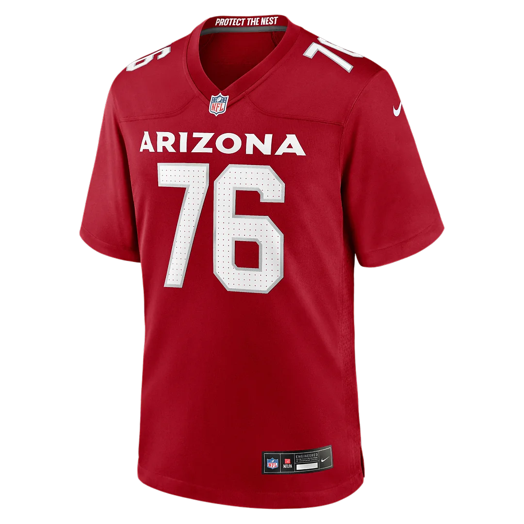 Zennovawear Will Hernandez Arizona Cardinals Team Game Jersey - Cardinal