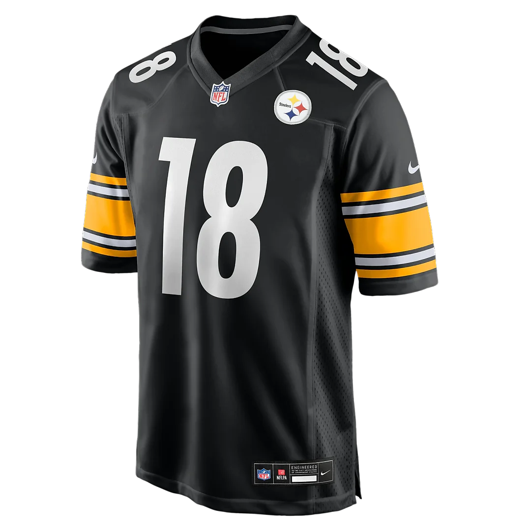 Zennovawear Will Howard Pittsburgh Steelers Team Game Jersey - Black