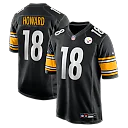 Zennovawear Will Howard Pittsburgh Steelers Team Game Jersey - Black