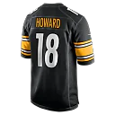 Zennovawear Will Howard Pittsburgh Steelers Team Game Jersey - Black
