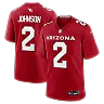 Zennovawear Will Johnson Arizona Cardinals Team Game Jersey - Cardinal