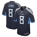 Zennovawear Will Levis Tennessee Titans Game Jersey - Navy