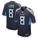 Zennovawear Will Levis Tennessee Titans Game Jersey - Navy