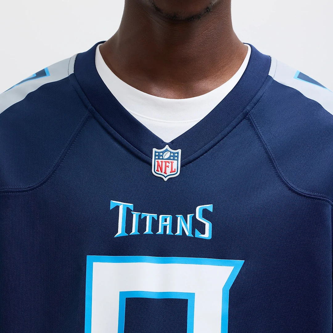 Zennovawear Will Levis Tennessee Titans Game Jersey - Navy