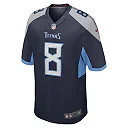 Zennovawear Will Levis Tennessee Titans Game Jersey - Navy
