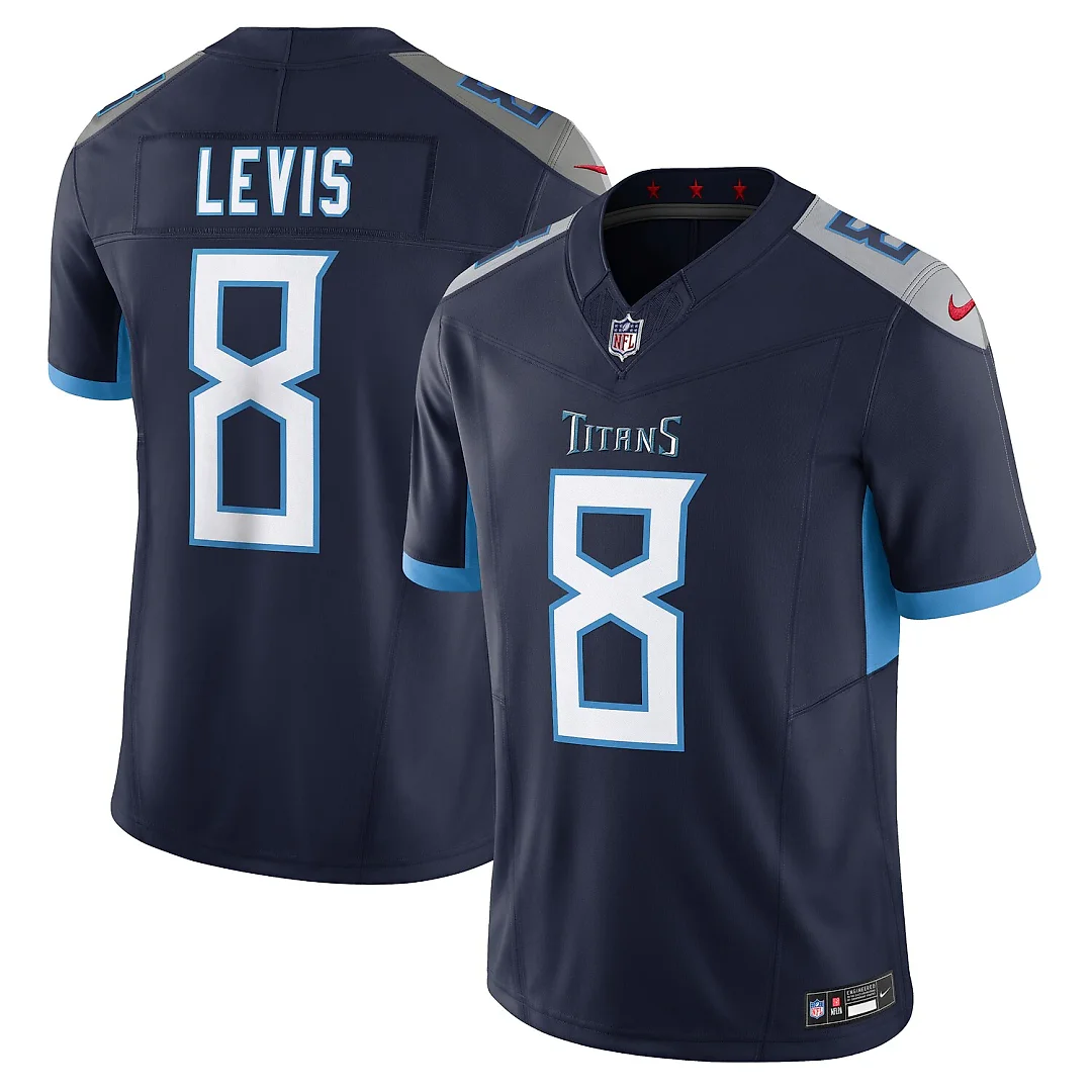 Zennovawear Will Levis Tennessee Titans Vapor FUSE. Limited Jersey - Navy