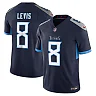 Zennovawear Will Levis Tennessee Titans Vapor FUSE. Limited Jersey - Navy