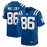 Zennovawear Will Mallory Indianapolis Colts Team Game Jersey - Royal