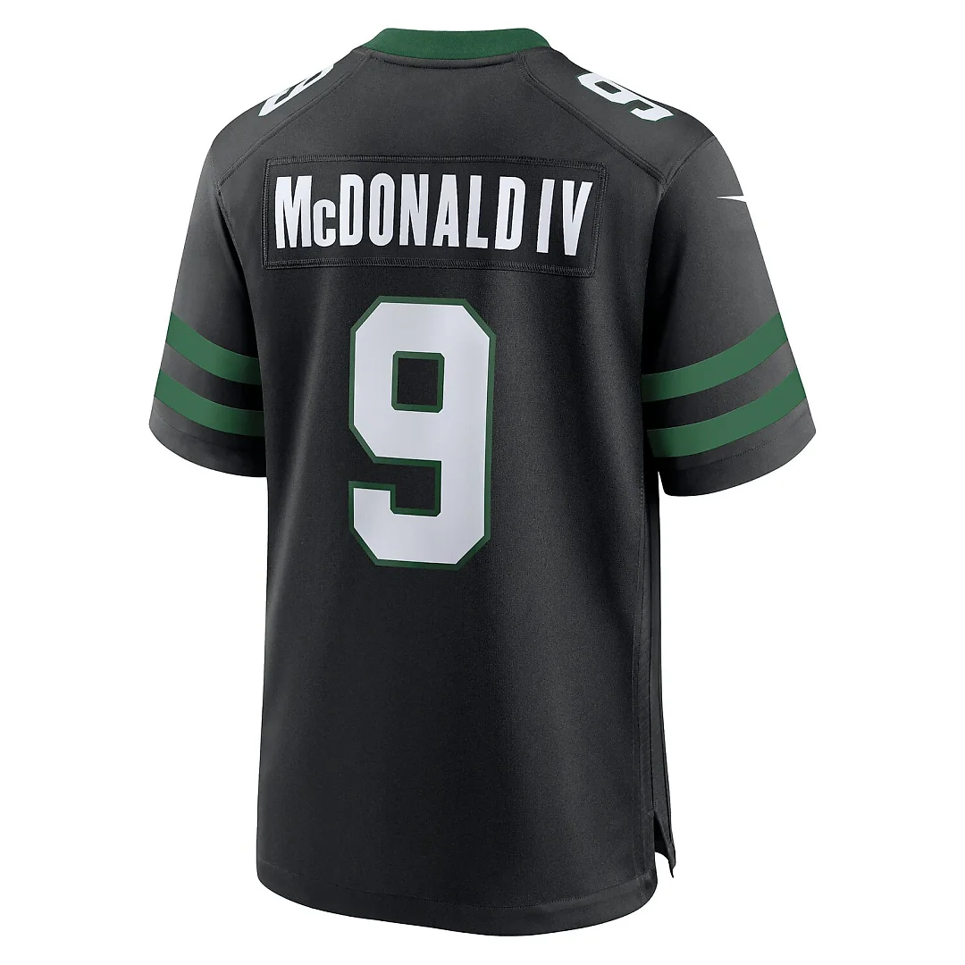 Zennovawear Will McDonald IV New York Jets Alternate Game Jersey - Legacy Black