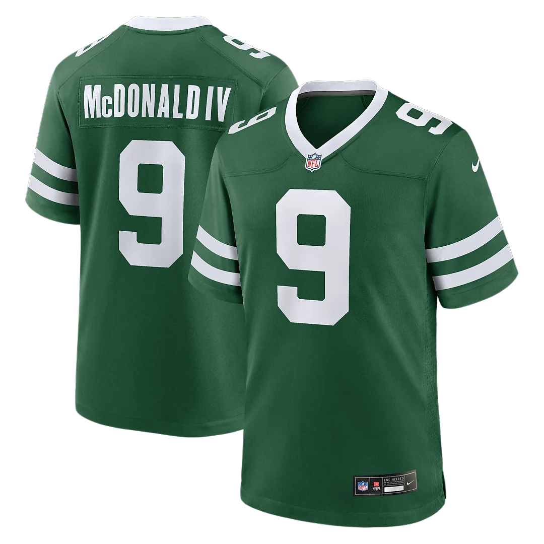 Zennovawear Will McDonald IV New York Jets Team Game Jersey - Legacy Green