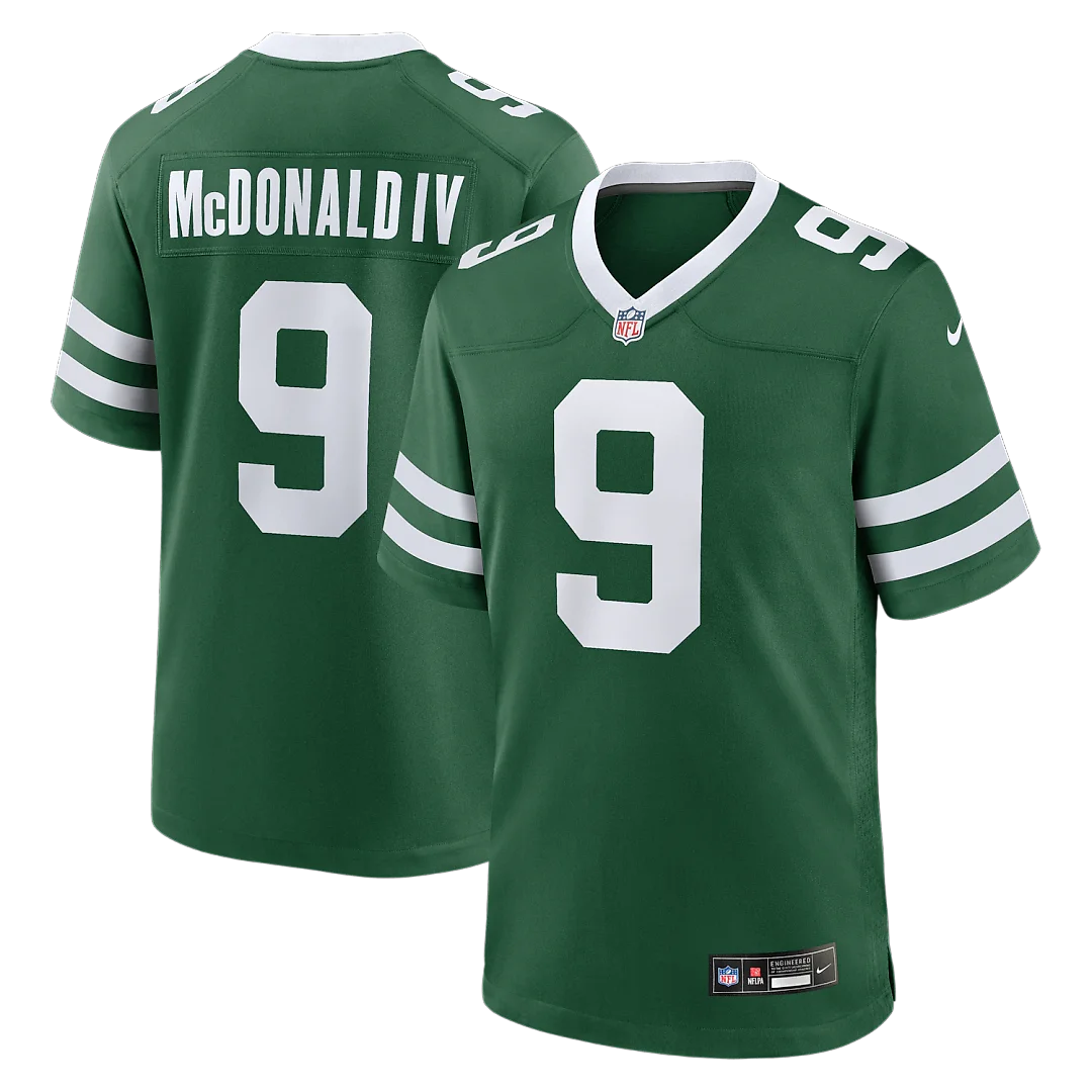 Zennovawear Will McDonald IV New York Jets Team Game Jersey - Legacy Green