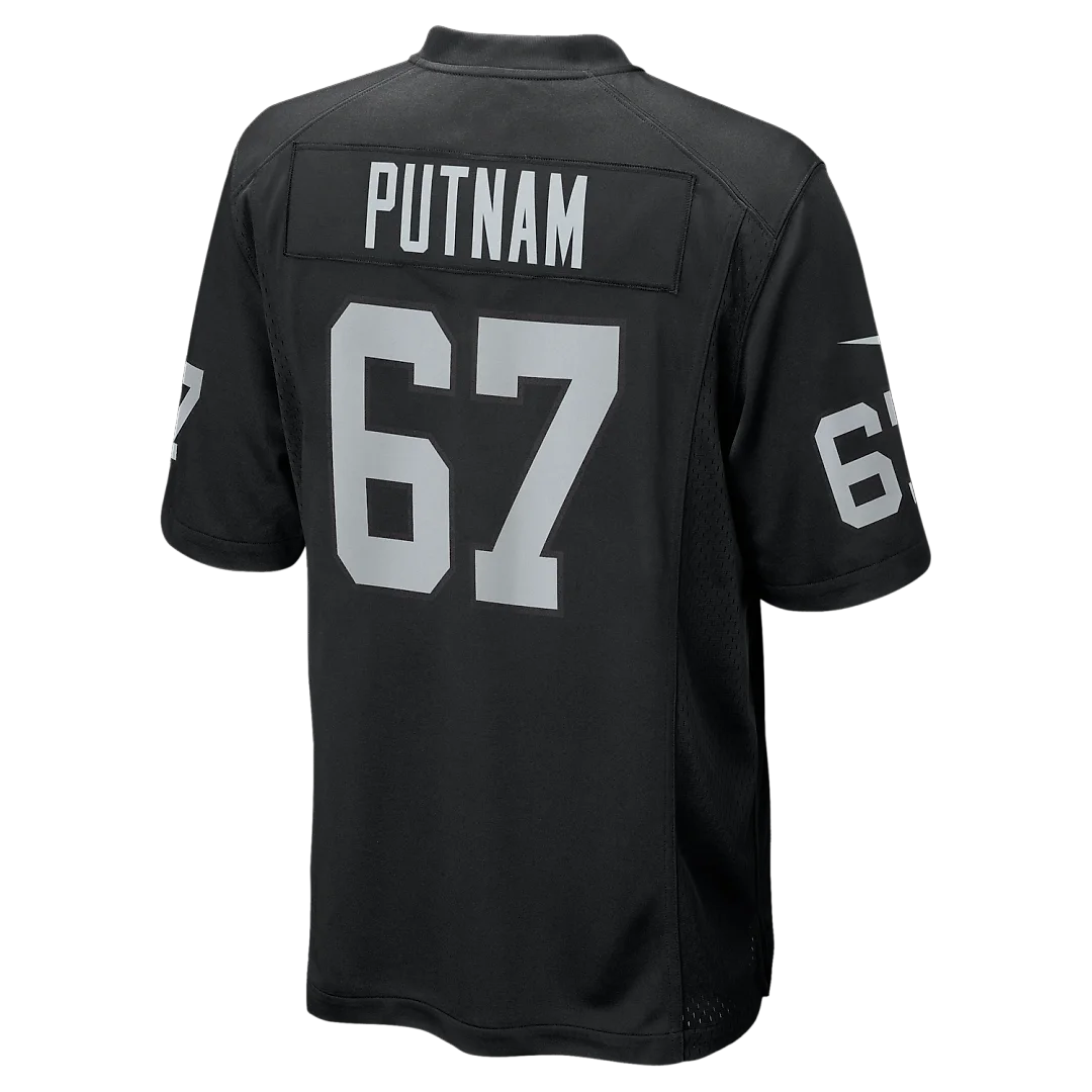 Zennovawear Will Putnam Las Vegas Raiders Team Game Jersey - Black