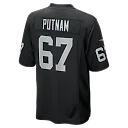 Zennovawear Will Putnam Las Vegas Raiders Team Game Jersey - Black