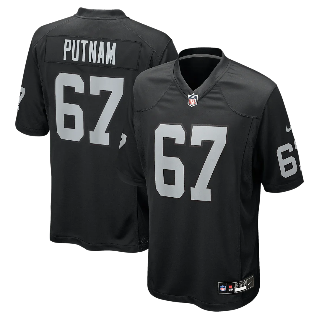 Zennovawear Will Putnam Las Vegas Raiders Team Game Jersey - Black