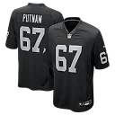 Zennovawear Will Putnam Las Vegas Raiders Team Game Jersey - Black