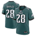 Zennovawear Will Shipley Philadelphia Eagles Team Game Jersey - Midnight Green