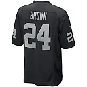 Zennovawear Willie Brown Las Vegas Raiders Game Retired Player Jersey - Black