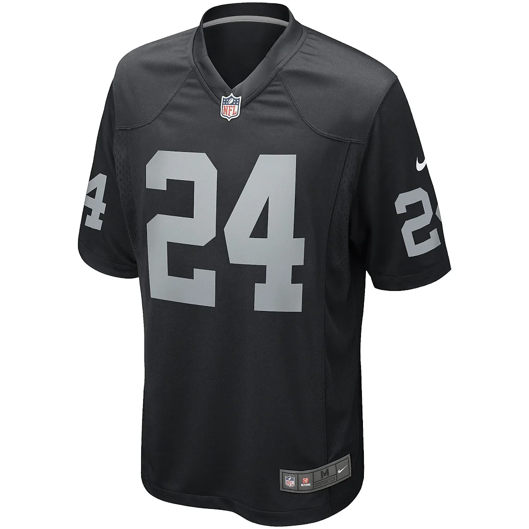 Zennovawear Willie Brown Las Vegas Raiders Game Retired Player Jersey - Black