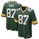 Zennovawear Willie Davis Green Bay Packers Game Retired Player Jersey - Green