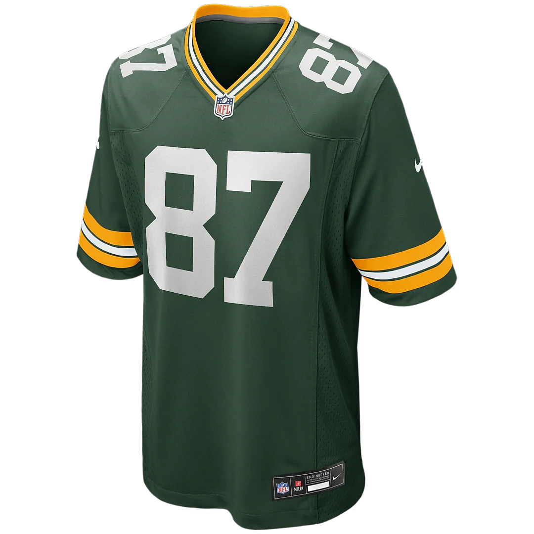 Zennovawear Willie Davis Green Bay Packers Game Retired Player Jersey - Green