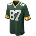 Zennovawear Willie Davis Green Bay Packers Game Retired Player Jersey - Green