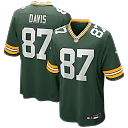 Zennovawear Willie Davis Green Bay Packers Game Retired Player Jersey - Green