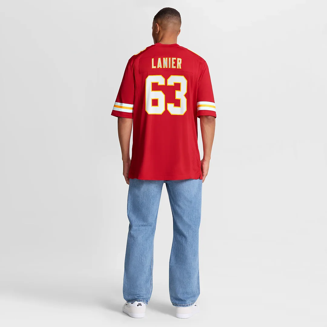 Zennovawear Willie Lanier Kansas City Chiefs Retired Player Jersey - Red