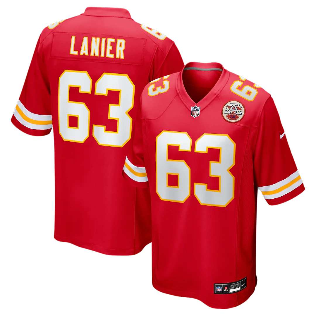 Zennovawear Willie Lanier Kansas City Chiefs Retired Player Jersey - Red