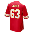 Zennovawear Willie Lanier Kansas City Chiefs Retired Player Jersey - Red