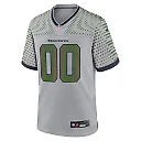 Zennovawear Seattle Seahawks 2025 Rivalries Collection Custom Game Jersey - Wolf Gray