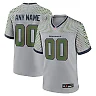 Zennovawear Seattle Seahawks 2025 Rivalries Collection Custom Game Jersey - Wolf Gray