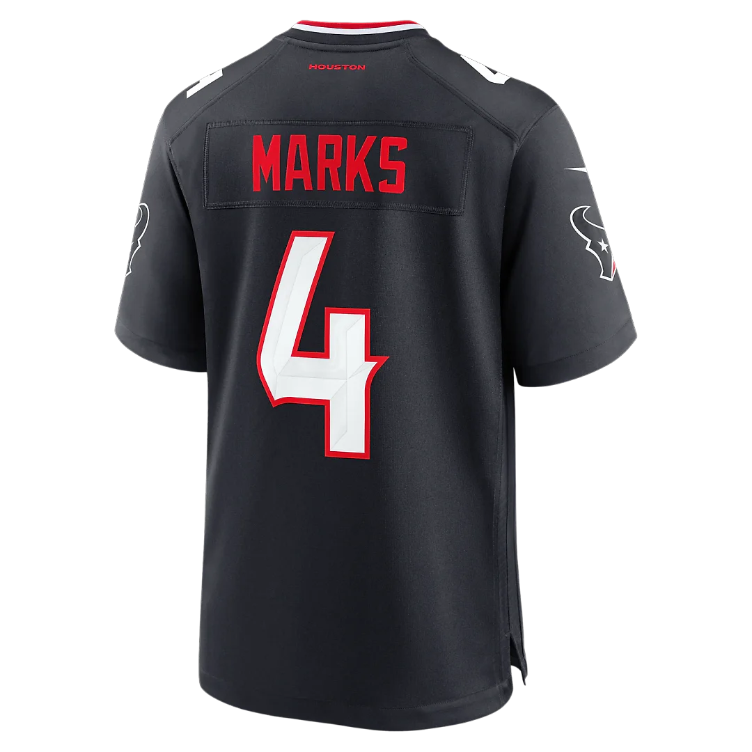 Zennovawear Woody Marks Houston Texans Team Game Jersey - Navy