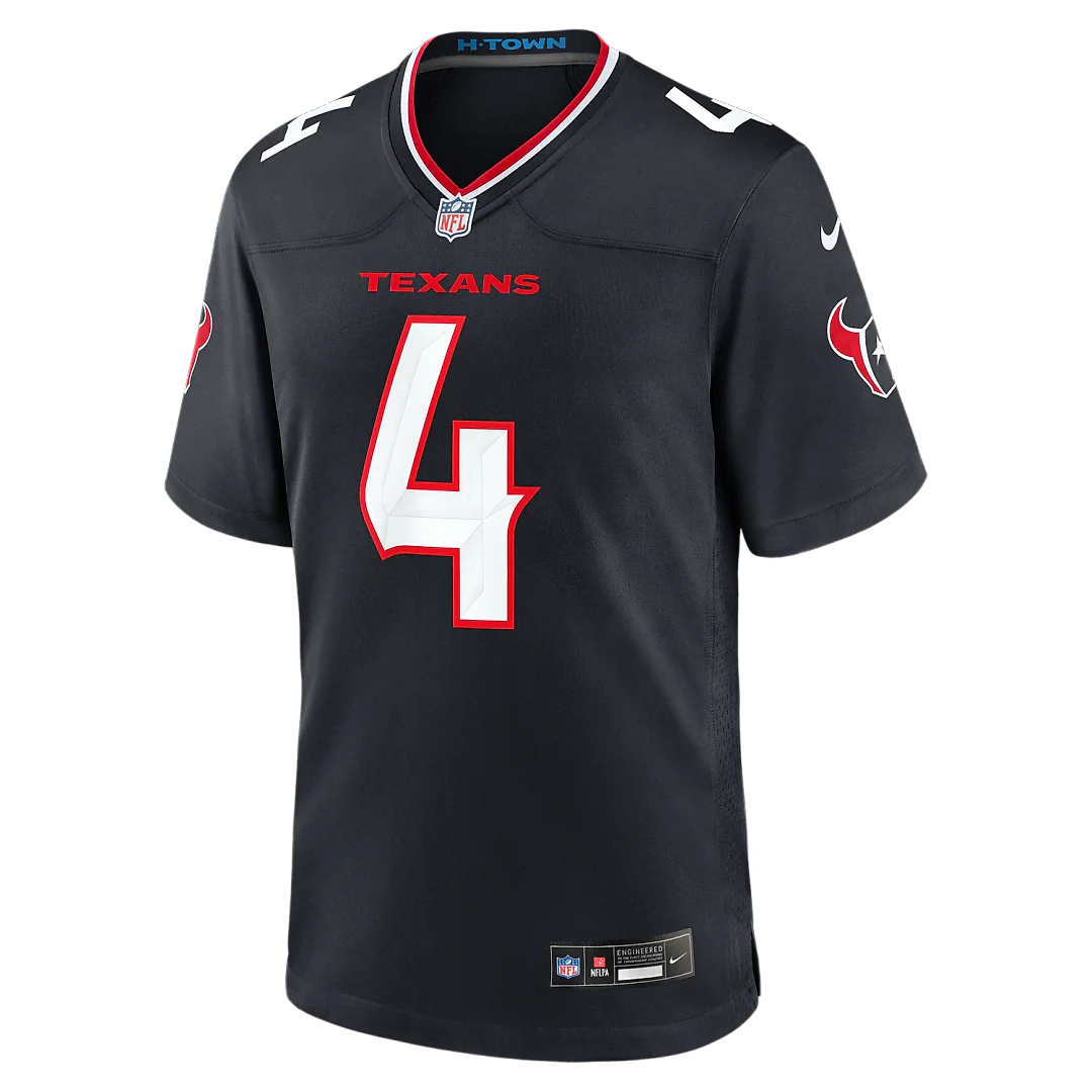 Zennovawear Woody Marks Houston Texans Team Game Jersey - Navy