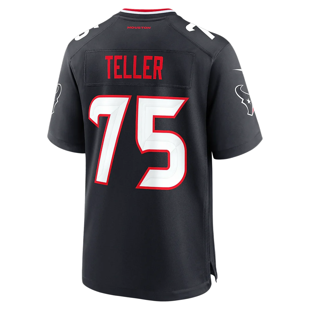 Zennovawear Wyatt Teller Houston Texans Team Game Jersey - Navy