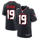 Zennovawear Xavier Hutchinson Houston Texans Team Game Jersey - Navy