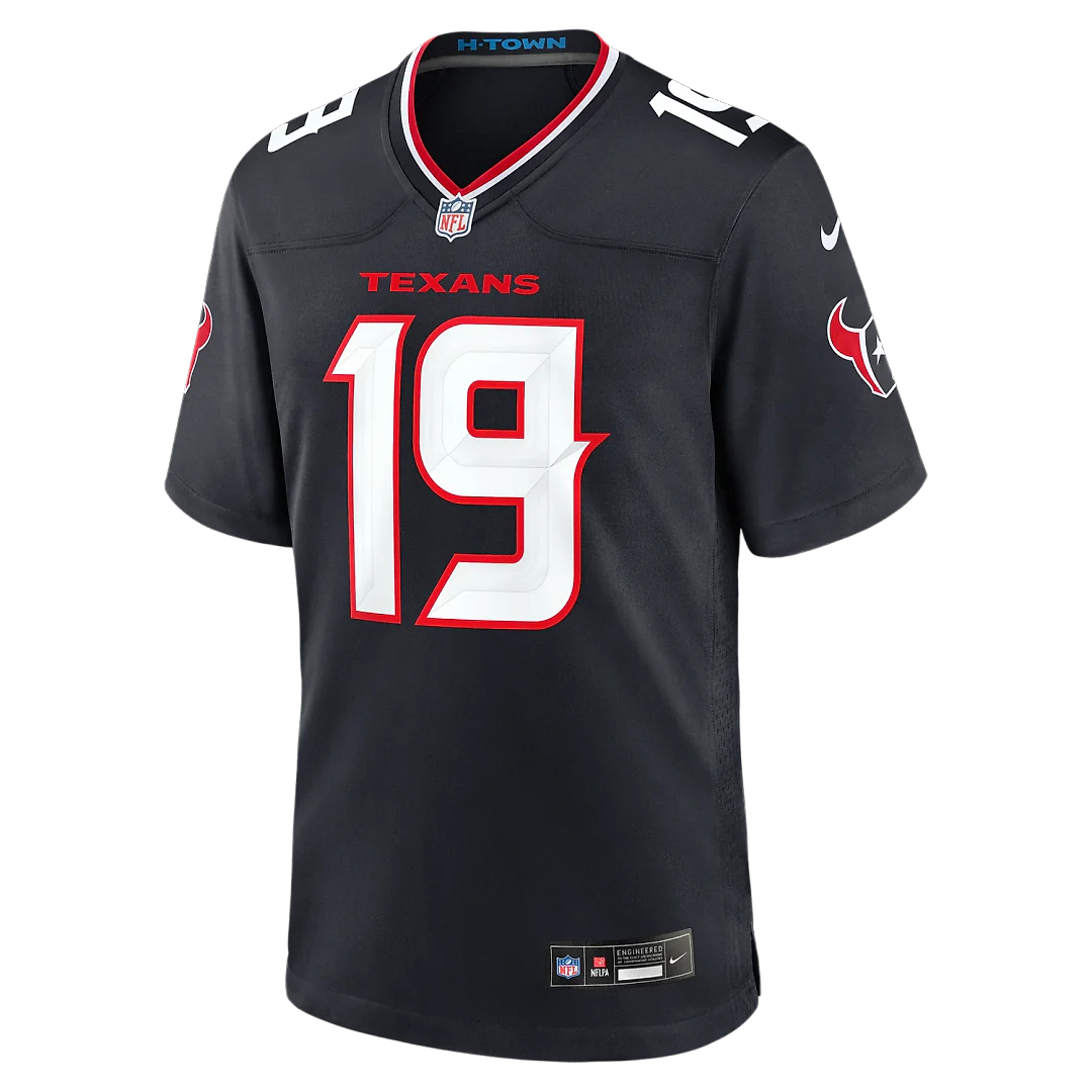 Zennovawear Xavier Hutchinson Houston Texans Team Game Jersey - Navy