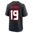 Zennovawear Xavier Hutchinson Houston Texans Team Game Jersey - Navy